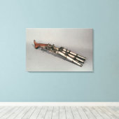 Dreifachpistole Leinwanddruck (Insitu (Holzboden))