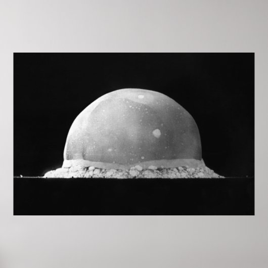 Dreifachversuch Atombombenexplosion Juli 16 1945 Poster (Vorne)