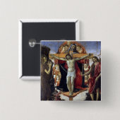 Dreifaltigkeit - Botticelli Button (Vorne & Hinten)