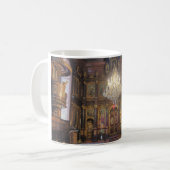 Dreifaltigkeit-griechisch-orthodoxe Kirche Kaffeetasse (Vorderseite Links)