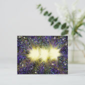 Dreifaltigkeit Moderne Christliche Kunststars Postkarte (Stehend Vorderseite)