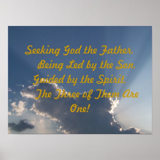 Dreifaltigkeit Poster (Vorne)