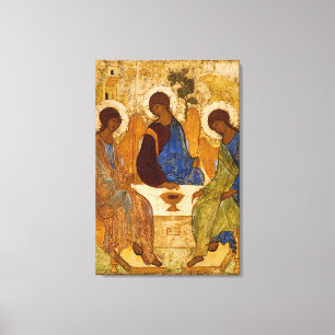 Dreifaltigkeit Rublev Russisches Icon Orthodox Kun Leinwanddruck
