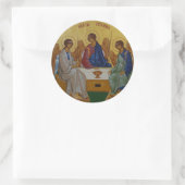 Dreifaltigkeit Runder Aufkleber (Tasche)