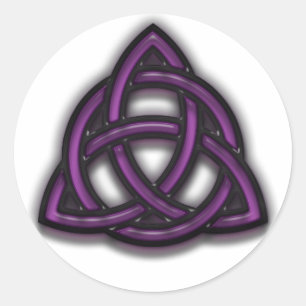 Dreifaltigkeit Runder Aufkleber