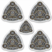 Dreifaltigkeit, Vater, Sohn und Heiliger Geist Aufkleber (Vorderseite)