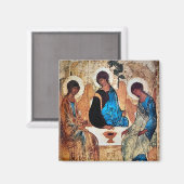 Dreifaltigkeit von Andrei Rublev Magnet (Vorderseite/Rückseite)