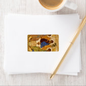 Dreifaltigkeit von Andrey Rublev Adressaufkleber (Insitu)