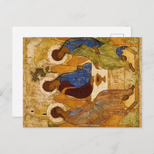 Dreifaltigkeit von Andrey Rublev Postkarte (Vorne/Hinten)
