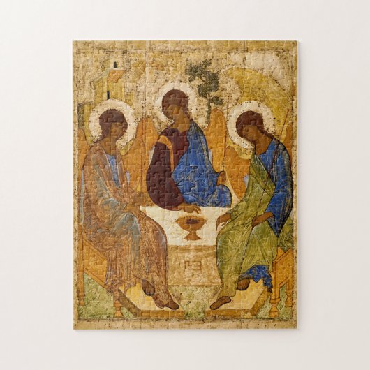 Dreifaltigkeit von Andrey Rublev Puzzle (Vertikal)