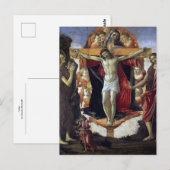 Dreifaltigkeit von Sandro Botticelli Postkarte (Vorne/Hinten)