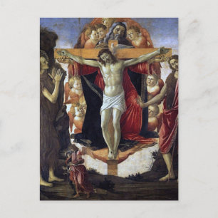 Dreifaltigkeit von Sandro Botticelli Postkarte