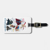 Dreifaltigkeitshelden und Super-Pets Gepäckanhänger (Vorderseite horizontal)