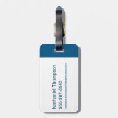 Dreifaltigkeitshelden und Super-Pets Gepäckanhänger (Rückseite vertikal)