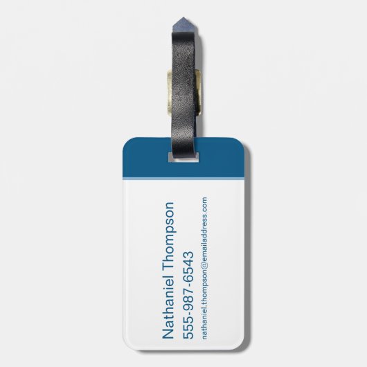 Dreifaltigkeitshelden und Super-Pets Gepäckanhänger (Rückseite vertikal)