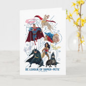 Dreifaltigkeitshelden und Super-Pets Karte (Gelbe Blume)