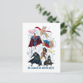 Dreifaltigkeitshelden und Super-Pets Postkarte (Stehend Vorderseite)