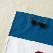 Dreifaltigkeitshelden und Super-Pets Strandtuch (Beispiel)