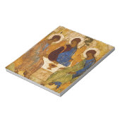 Dreifaltigkeitsikon Rublev Byzantinisch-katholisch Notizblock (Rotiert)