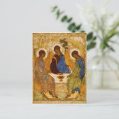 Dreifaltigkeitsikon Rublev Byzantinisch-katholisch Postkarte (Stehend Vorderseite)