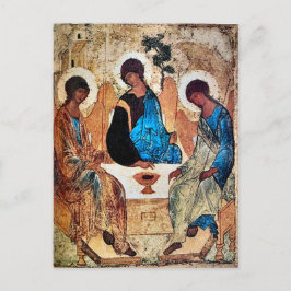 Dreifaltigkeitsikon von Andrei Rublev Postkarte