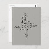 Dreifaltigkeitsnamen Postkarte (Vorne/Hinten)