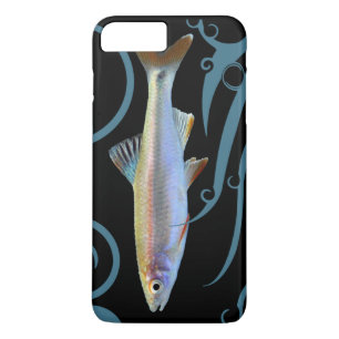 Dreifarben-Glanzfisch mit stilisierten Wellen Case-Mate iPhone Hülle