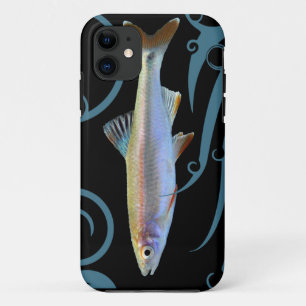 Dreifarben-Glanzfisch mit stilisierten Wellen Case-Mate iPhone Hülle