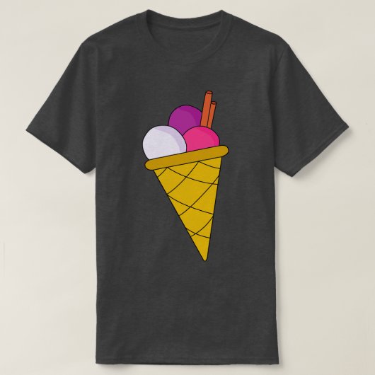 Dreifarbeneis T-Shirt (Design vorne)