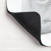 Dreifarbenkatze Halftone Mousepad (Ecke)