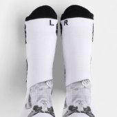 Dreifarbenkatze Halftone Socken (Oben)
