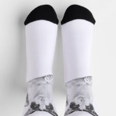 Dreifarbenkatze Halftone Socken (Oben)