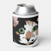 Dreifarbige Katze     Dosenkühler (Kanne Vorderseite)