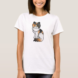 Dreifarbige Perserkatze T-Shirt