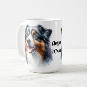 dreifarbiger Australischer Schäferhund Kaffeetasse