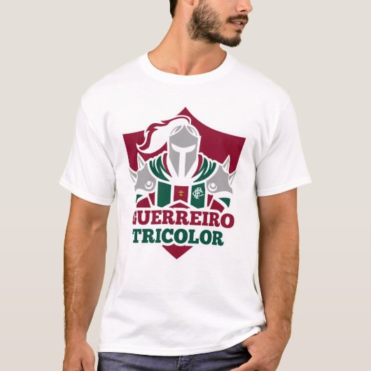 Dreifarbiger Krieger Fluminense T-Shirt (Vorderseite)