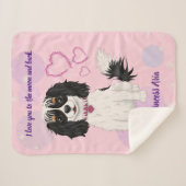 Dreifarbiges Cavalier-Design  Sherpadecke (Vorderseite (Horizontal))