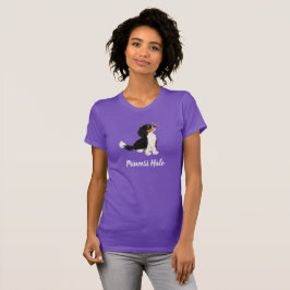 Dreifarbiges Cavalier-Design T-Shirt