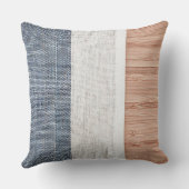 Dreifarbiges Kissen (Rückseite)