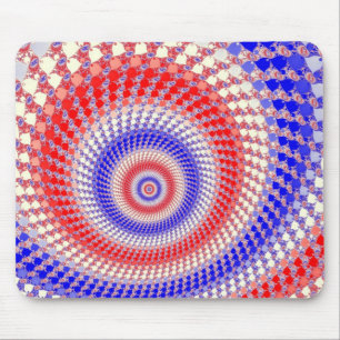 Dreifarbiges Roundalls-Mausepad Mousepad