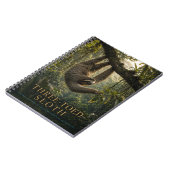 Dreifingerfaultier Regenwald TIERE Notizblock (Linke Seite)