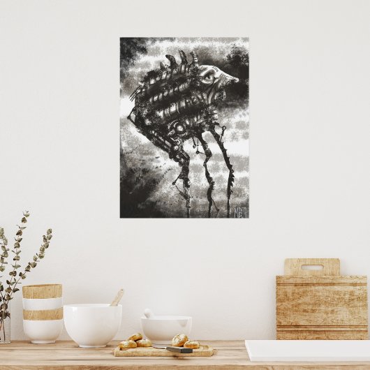 Dreifuß Poster (Küche)