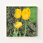 Dreigelbe Tulips / Journal Notizblock (Rückseite)