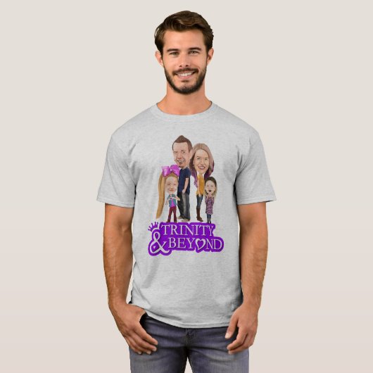 Dreiheit und über der T - Shirt-Prämie der Männer T-Shirt (Vorne ganz)