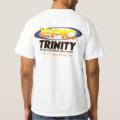 Dreiheits-episches Schädel-Shirt T-Shirt (Rückseite)