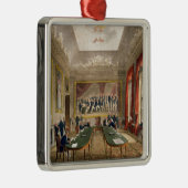 Dreiheits-Haus Silbernes Ornament (Rechts)