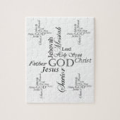 Dreiheits-Namen Puzzle (Vertikal)