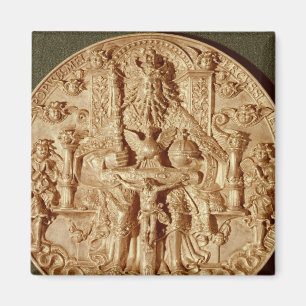 Dreiheitsmedaille, gestaltete Version der Vorlage Magnet