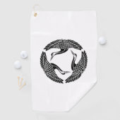 Dreikrankreis Golfhandtuch (Insitu)