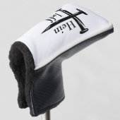 Dreikreuz-Monogramm Golf Headcover (3/4 Vorderseite)